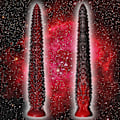 Miniatyrbild 5 av 11: Extralång Tentakel Spiralformad Mjukt Kött och Realistisk Vätska Black Red 100g