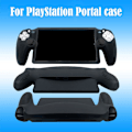 Miniatyrbild 6 av 11: Nytt TPU-skyddsfodral för PlayStation Portal, transparent spelkonsolfodral black For Portal
