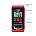 Miniatyrbild 7 av 11: Generisk Digital Multimeter, Voltmeter, HT123 Digital Multimeter, 2000 Räknare, Automatisk Smart Digital Multimeter, Multimetertestare, Icke Co