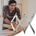 Miniatyrbild 6 av 11: Picket Master Pro 3/7 Punkts Centrumfinnare för Exakta Mätningar SilveryB 7 points