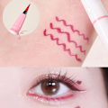 Miniatyrbild 1 av 10: Färgglad flytande eyelinerpenna, vattentät, långvarig, matt eyeliner P I9I3 05 # You Mist Red 1.5g