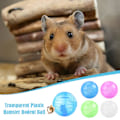 Miniatyrbild 4 av 11: Hamster Träningsboll Transparent Plast 10cm Löparboll För white One-size