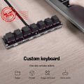 Miniatyrbild 8 av 11: OSU Mini 7-tangenters tangentbord Photoshop Ritnings-tangentbord Stöd Switch Tangentbord Makro Röd Knappsats V4V6