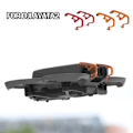 Miniatyrbild 3 av 11: För DJI Avata 2 Linsskydd Gimbal Stötfångare Skyddsram Skydd AU~ red for DJI Avata2
