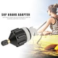 Miniatyrbild 2 av 11: Surfbräda Luftpump Adapter Uppblåsbar Stand Up Paddle Board Däck Gummiventil Kompressor Kajak T6p4