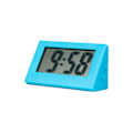 Miniatyrbild 1 av 9: Liten Digital Klocka, LCD Digital Elektronisk Klocka, Reseklocka, Bärbar Bordsklocka, Tyst Elektrisk Bordsklocka, Batteridriven, Digital Blue 1pcs