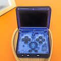 Miniatyrbild 8 av 11: Silikonfodral för portabel retro handhållen spelkonsol A8O6 Blue 1pcs