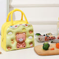Miniatyrbild 9 av 11: Picknickväska för utomhusbruk, handhållen Bento-väska, isolerad väska, lunchlåda, förvaringsväska med lunchväska U1w0 Green 1pcs