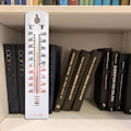 Miniatyrbild 3 av 11: 5 st Rumstermometer Inomhus Utomhus Termometer Analog Rum Inomhus Kontor-