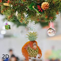 Miniatyrbild 3 av 11: 2025 Italiensk Brainrot Tung Tung Sahur Modell 2D-tryckta Akrylhängande Dekorationer För Bil P2a2 C One size
