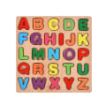 Miniatyrbild 6 av 11: Träpussel Barn Pedagogisk Lärleksak Gåva Djur N letter onesize
