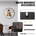 Miniatyrbild 9 av 11: Quartz Klocka Urverk Mekanism Visare Väggreparation Verktyg Delar Tyst DIY Kit~