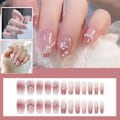 Miniatyrbild 8 av 11: Burst Flash Isblå Aurora Bärbara Nagelstickers Långvariga A32 24pcs