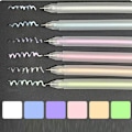 Miniatyrbild 8 av 11: Snabbtorkande Färg Roller Spot Lim Penna 2024 Ny Enkel Kontroll Precision Lim V9X9 Glue pen for core 1pcs