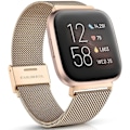 Pikkukuva 1 / 3: Fitbit Versa 2 Ranneke Säädettävä Ruostumaton Teräs