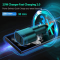 Miniatyrbilde 2 av 5: TG 25W USB-C billader, PD & QC3.0 dobbelport kompatibel billader