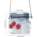 Miniatyrbillede 5 af 5: Mason Jar Kolibri Foder med 3 Porte, Lille Fugl Vild Fugl Foder