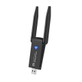 Miniatyrbillede 1 af 5: AC1300 Mbps Kraftfuld WiFi-dongle, Dobbelt bånd USB 3.0 WiFi-dongle, 2,4G/5GHz WiFi-dongle, PC/bærbar/stationær/tablet WiFi USB-adapter
