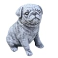 Pikkukuva 1 / 5: Mops-patsas Puutarhakoriste Simuloitu Pennu Resin-koriste Kotipuutarhan Koristeluun