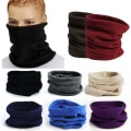 Pikkukuva 2 / 5: Farfi Kaulahuivit Säädettävissä Yksivärinen Fleece Pitää Lämpimänä Ski Tube Warmer Urheiluun Violetti