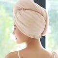 Miniatyrbilde 3 av 5: TG Mikrofiber Hårhåndklepakke for Kvinner, 3-pakks Hårhåndkle for Våt Lilla + Grønn + Kaki