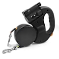 Pikkukuva 5 / 5: Retractible Double Dog Leash with Two 3 Meter Long Leads, 360 Double Tangle-Free Dog Leash for Walking Two Dogs Up to 50 Pounds