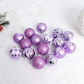 Miniatyrbillede 3 af 7: Julepyntkugle 6CM/16STK elektrobelagt plastik malet specielformet julekuglesæt juletræspendant 6CM/16PCS