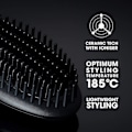 Miniatyrbilde 3 av 5: TG Glide Hot Brush - Varme børster for hårstyling (svart)