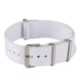 Watch strap NATO strap / nylon strap 20 mm various colors White white white
