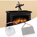 Miniatyrbillede 3 af 5: Generator til ovnventilator, metalpejs motor generator termoelektrisk tilbehørssæt stabilt og fast tilbehør til blæser elektrisk produktion reservedele