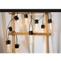 Miniatyrbilde 5 av 5: Solcelledrevne julelys (Varmt hvitt, Solcellelampe 30)