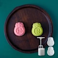 Miniatyrbillede 3 af 5: Plast Månekage Stempler Velsignelsespose Form Månekage Form Form Handpres Månekage Skærere Bagevarer Dekoration Gadgets
