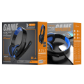Miniatyrbillede 2 af 2: TG Gaming Headset, LED - Sort/Blå Sort