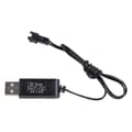 7,2V USB-laddare för Ni-Cd/Ni-MH-batterier med SM-kontakt