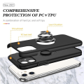 Miniatyrbillede 4 af 5: iPhone 11 Hybrid etui med Finger Ring - Sort Sort