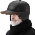 Miniatyrbillede 4 af 5: Old Man Termisk Hat Ørevarmere SORT Sort