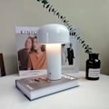 Miniatyrbillede 4 af 10: 1. Svamplampe med Touch-Dæmpning Bordlampe til Stue USB Opladbar Led Natlampe Moderne Trådløs Værelse/Bar/Soveværelse/Sengebord/Studie/Hjem/Kontor Yellow