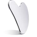 Gua Sha Ansiktsverktyg i Rostfritt Stål Metall Ansikte (Silver)