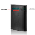Miniatyrbild 3 av 5: DIY Powerbank-låda Platt för huvud Batteriladdare Case Dubbla USB-utgångar Plast för Shell Box Power Bank C Grön