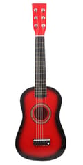 Barn Gitarr Musikleksaker Med 6 Strängar Pedagogiska Musikinstrument För Barn Ny Röd Red