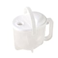 Miniatyrbillede 1 af 2: Husholdningsrisvask Plastasfaltsi for risvask (hvid) (10*14CM, hvid)