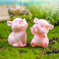 Miniatyrbillede 4 af 5: Skrivebords Harpiks Gris Model Figur Skulptur DIY Håndværk Nøglering Bil Hjemindretning 2