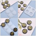 Miniatyrbillede 2 af 5: 2 stk Religiøst Symbol Stencil Silikon Gel Harpiks Epoxy DIY