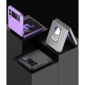 Miniatyrbillede 5 af 5: GKK Armor Samsung Galaxy Z Flip 3 etui med finger ring - Sort Sort