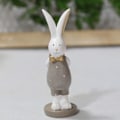 Miniatyrbilde 5 av 5: 1 par Kaninfigur Ornament Mikrolandskap Statue Påskedekorasjon