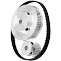 Miniatyrbillede 2 af 5: 2gt Synkronhjul 20 60 Tands Bore Aluminium Synkronremspulje