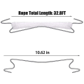 Miniatyrbillede 2 af 5: Tomat Stativ Kroge, Tomat J Stativ, 12 stk Tomat Reb Kroge Stativ med 10m reb, tomat krog, tomat krog clips.