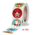 Miniatyrbillede 7 af 7: Rullepakke Julegave Gavevare Dekoration Sticker Etiket A-94; Size see picture
