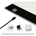 Miniatyrbilde 2 av 5: A4 LED Tegnebrett A4 Lysbrett med USB_qq
