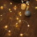 Miniatyrbillede 5 af 5: LED Stjernelys - Varmt Hvid - Indendørs og Udendørs Batteridrevne Feelygter